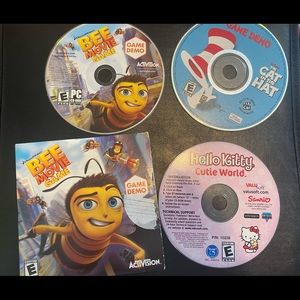 PC Games Bee Movie, Hello Kitty, Cat & the hat